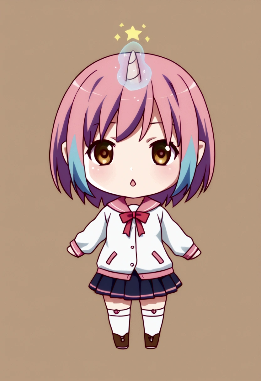 chibi with pastel