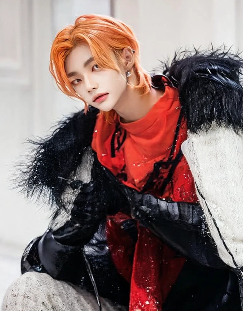 Hyunjin – Orange Hair
