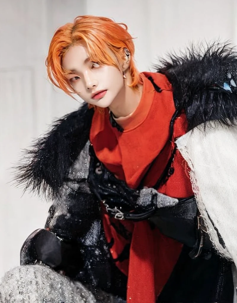 Hyunjin – Orange Hair