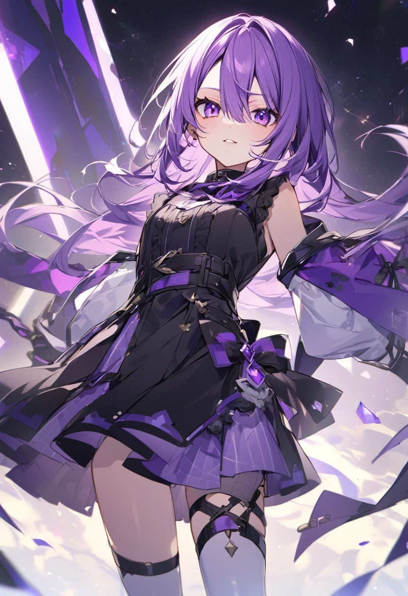 Keito。Purple Eyes。Purple Hair。