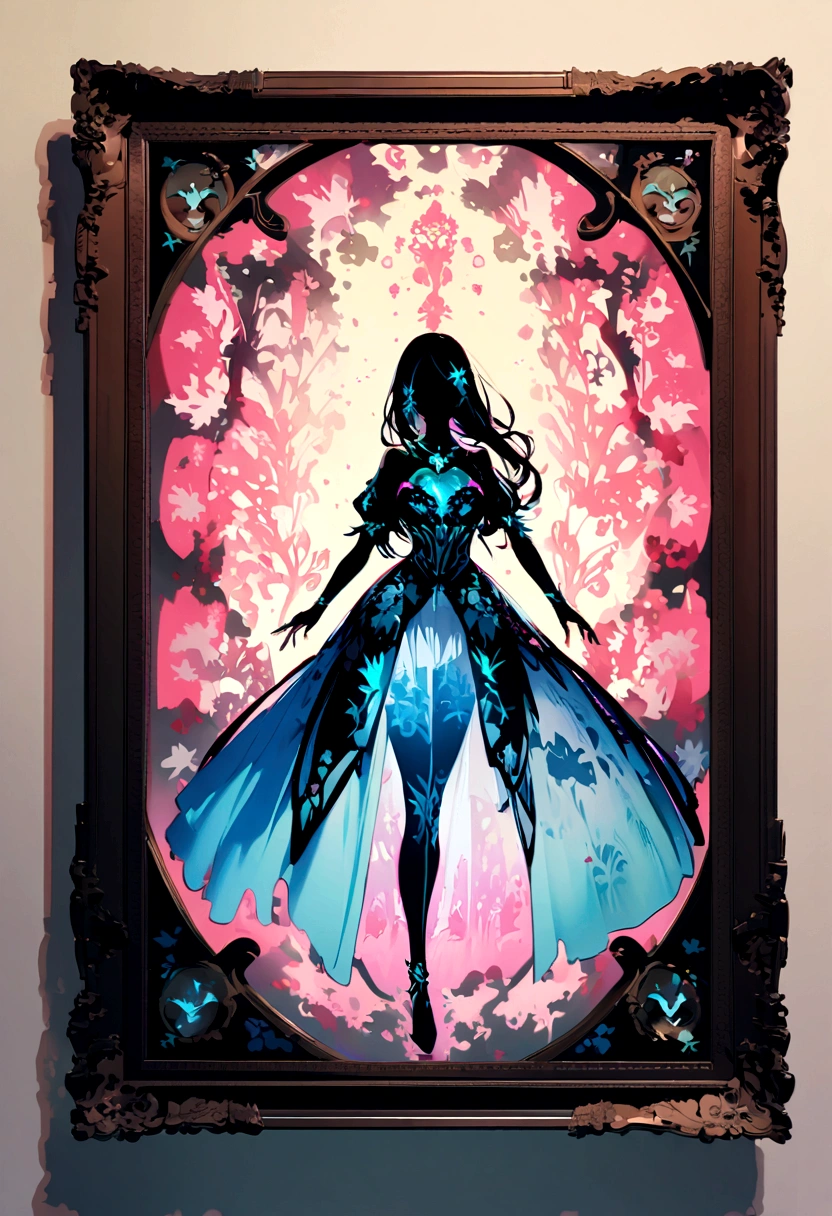 (extremely detailed fine touch:1.3), girl, solo, x-ray art,
