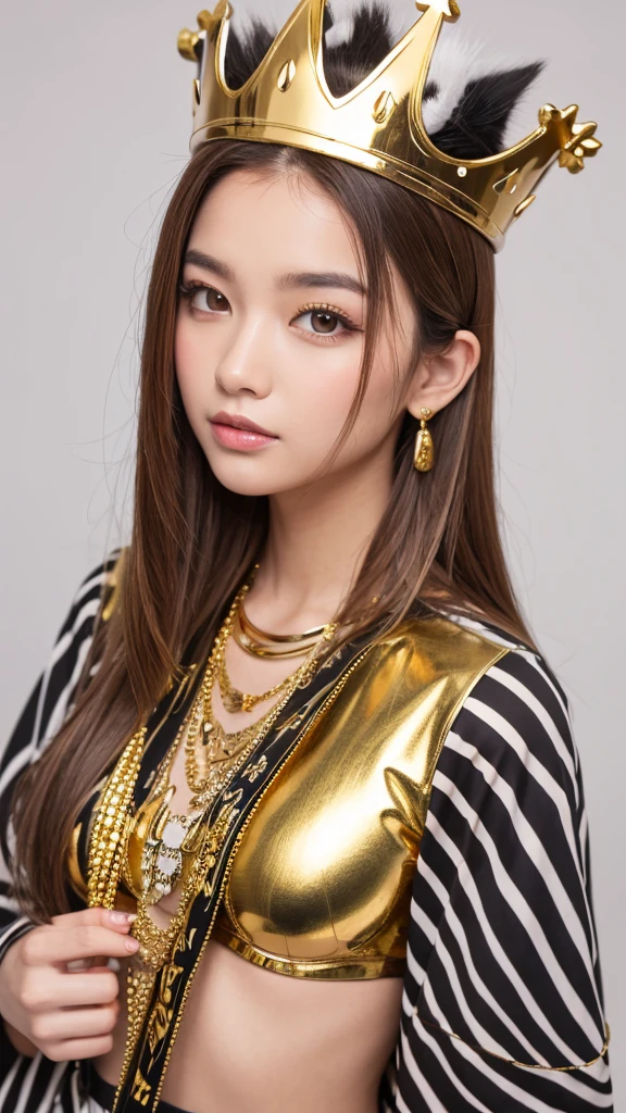 zebra gold crown