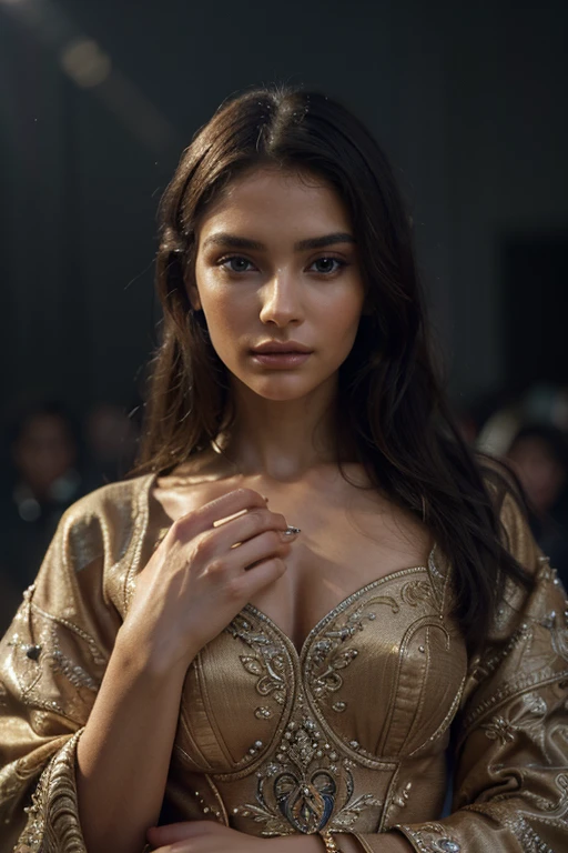 Complete fashion collection, high quality, Masterpiece, very beautiful and varied, top model, modern, very detailed and intricate, Very fine, extravagant , photorealistic, cinematic lighting, perfect, manos perfects y muchos detalles. Exquisite colors. Mysterious air.