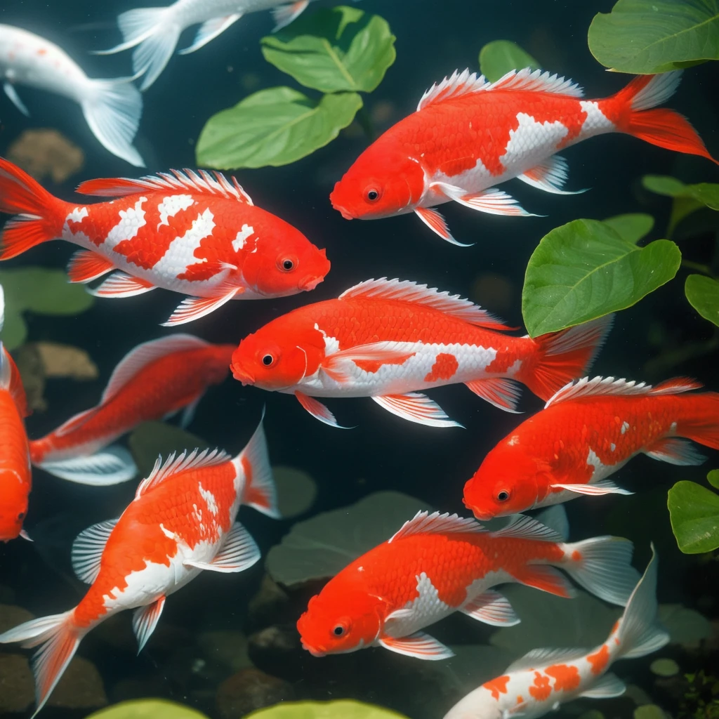 A red koi