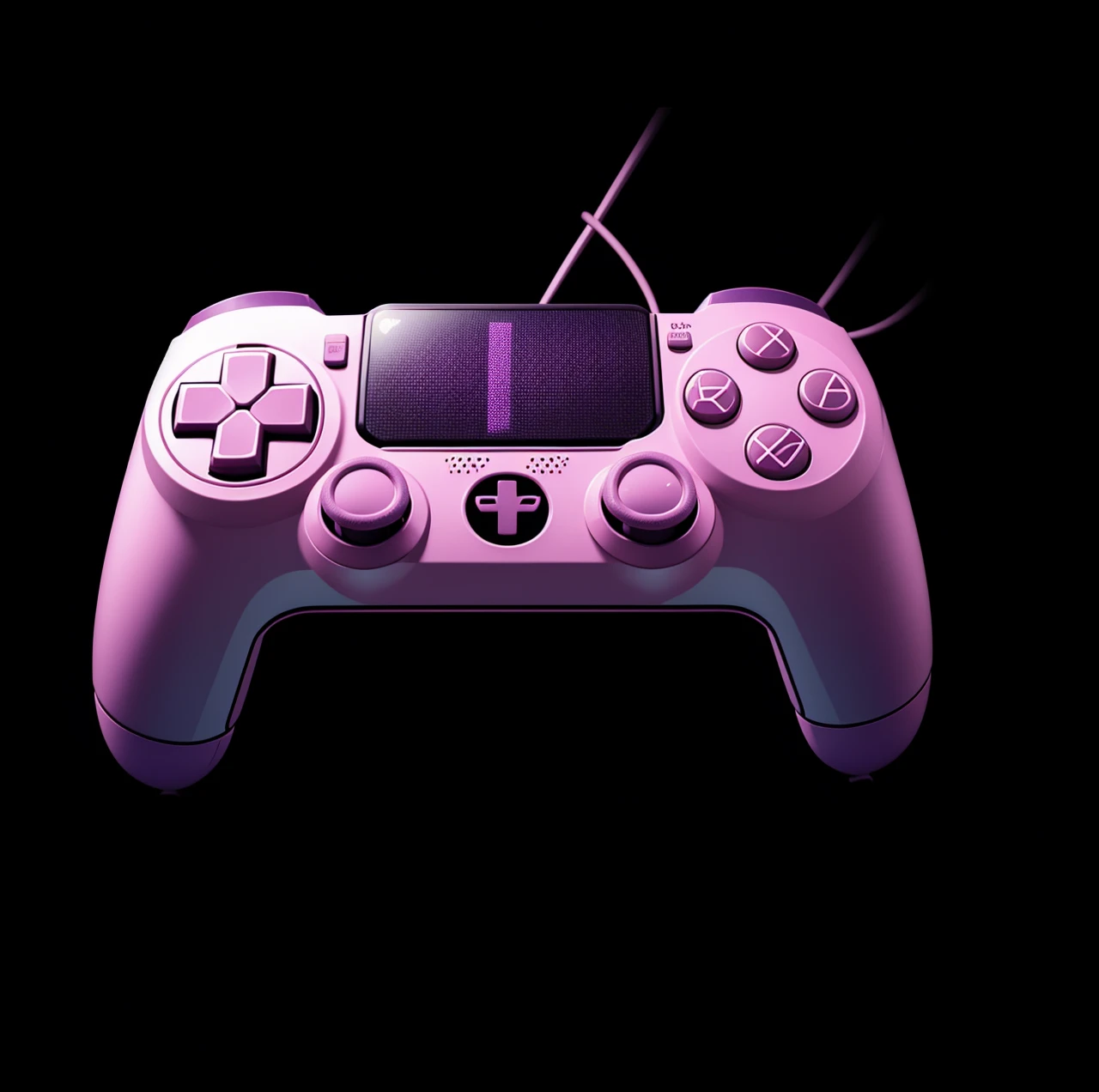 [purple Videogame controller, vector logo], [digital illustation], [Cartoonish style with an emphasis on comedy], [Inspiration in a time of hilarious confusion], [Instagram de artistas], [High definition to highlight the details of the confusing expression], [Vibrant and funny color palette], [Lighting that accentuates the comedy of the situation], [Macro camera lens for funny details] [Comedic perspective], [Artistic quality of digital illustration]