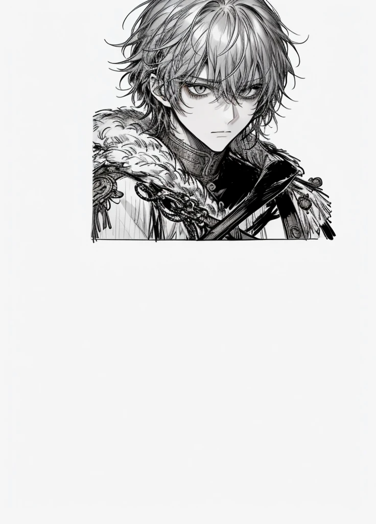 1boy, male face, handsome, mysterious, legendary swordsman, beautiful clothes, (high resolution, high detail, best quality),sfw