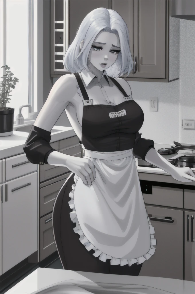 MAKE A GIRL INSERTING A FINGER INTO HER ANUS THE WOMAN IS MATURE AND A HOUSEWIFE IS IN THE KITCHEN WEARING AN APRON