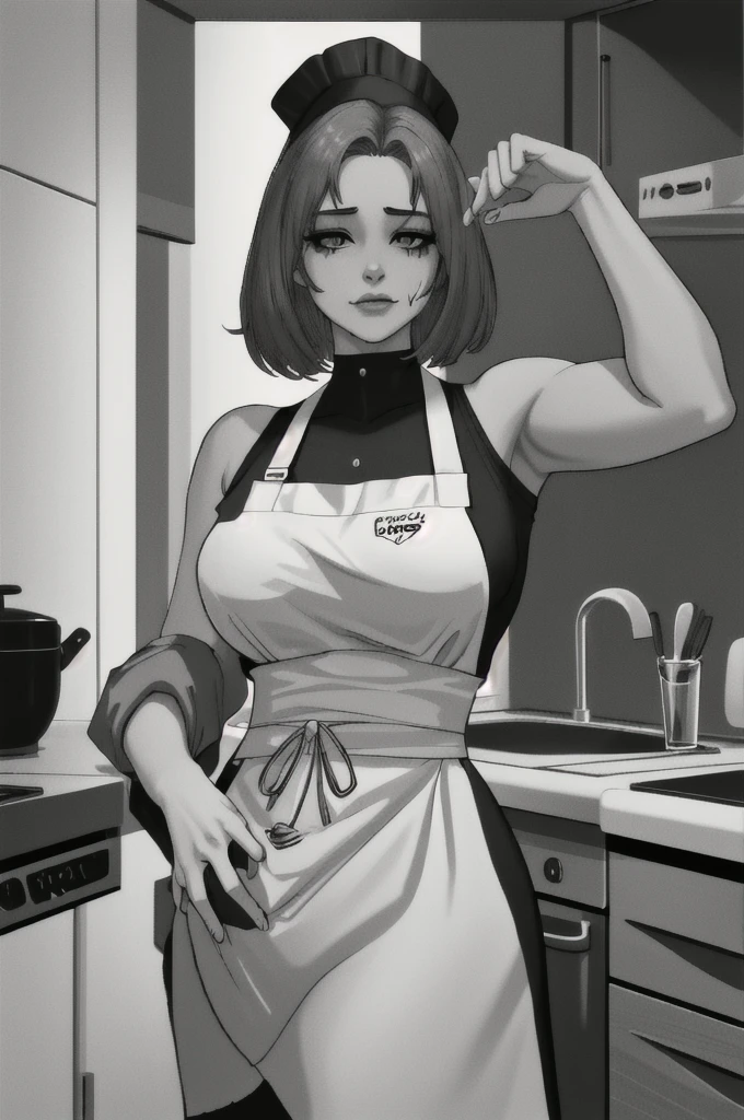 MAKE A GIRL INSERTING A FINGER INTO HER ANUS THE WOMAN IS MATURE AND A HOUSEWIFE IS IN THE KITCHEN WEARING AN APRON