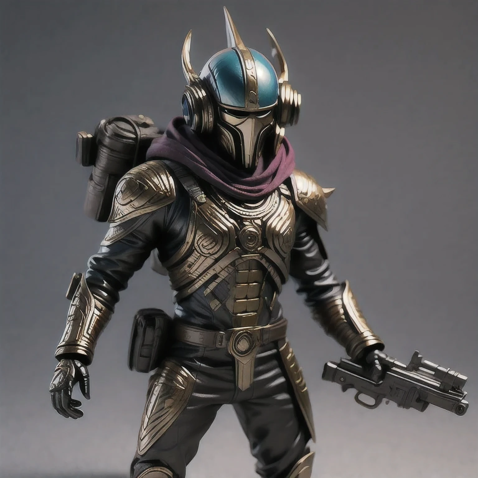 (((Dancing in the Rain)))Close-up of a man toy holding a gun, Painted Action Figures, an aztec warrior, Art Station Masterpiece, Colored zbrush rendering, Warrior in sci-fi armor, Super detailed fantasy characters, Assembling, High-octane rendering, Drawing in Zrush, Dystopian Bounty Hunter, Highly detailed toys, very detailed character, ( Very detailed graphics )