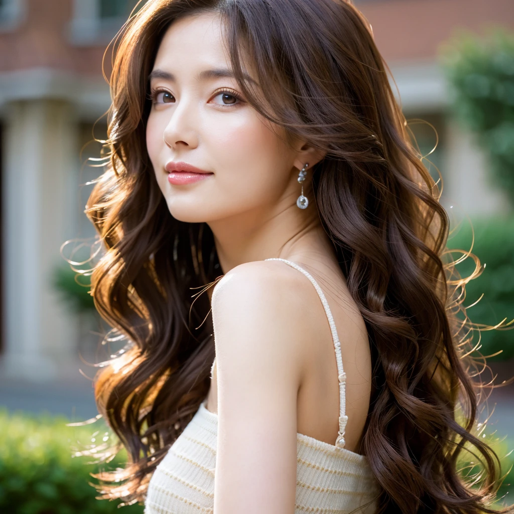 Beautiful mature woman with beautiful wavy long hair, Mature Woman, Ultra-high resolution,(Realistic:1.4), ((Highest quality)), ((masterpiece)), (be familiar with),