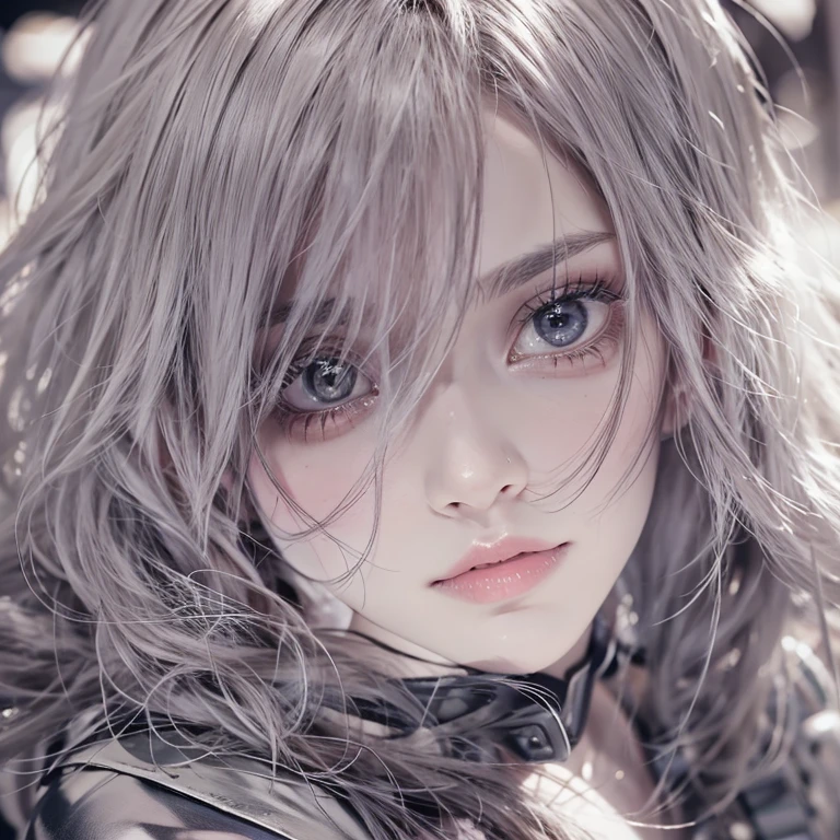 Riding a Harley Motorcycle、Running in the desert、Hair flow、 ((Highest quality、masterpiece、8K、Best image quality、Ultra-high resolution、Award-winning works)、(Woman close up&#39;face:1.35)、(裸faceのクローズアップ:1.3)、(Accurate ???????:1.1)、(Look at me and smile:1.1)、Shining fair skin with Ultra-high resolution、最も詳細なface、Ultra-high resolution detailed face、Ultra-high resolutionの髪の毛、(Ultra-high resolutionの煌めく瞳:1.1)、細部まで描かれた美しいface、(Blurred Background:1.1)、