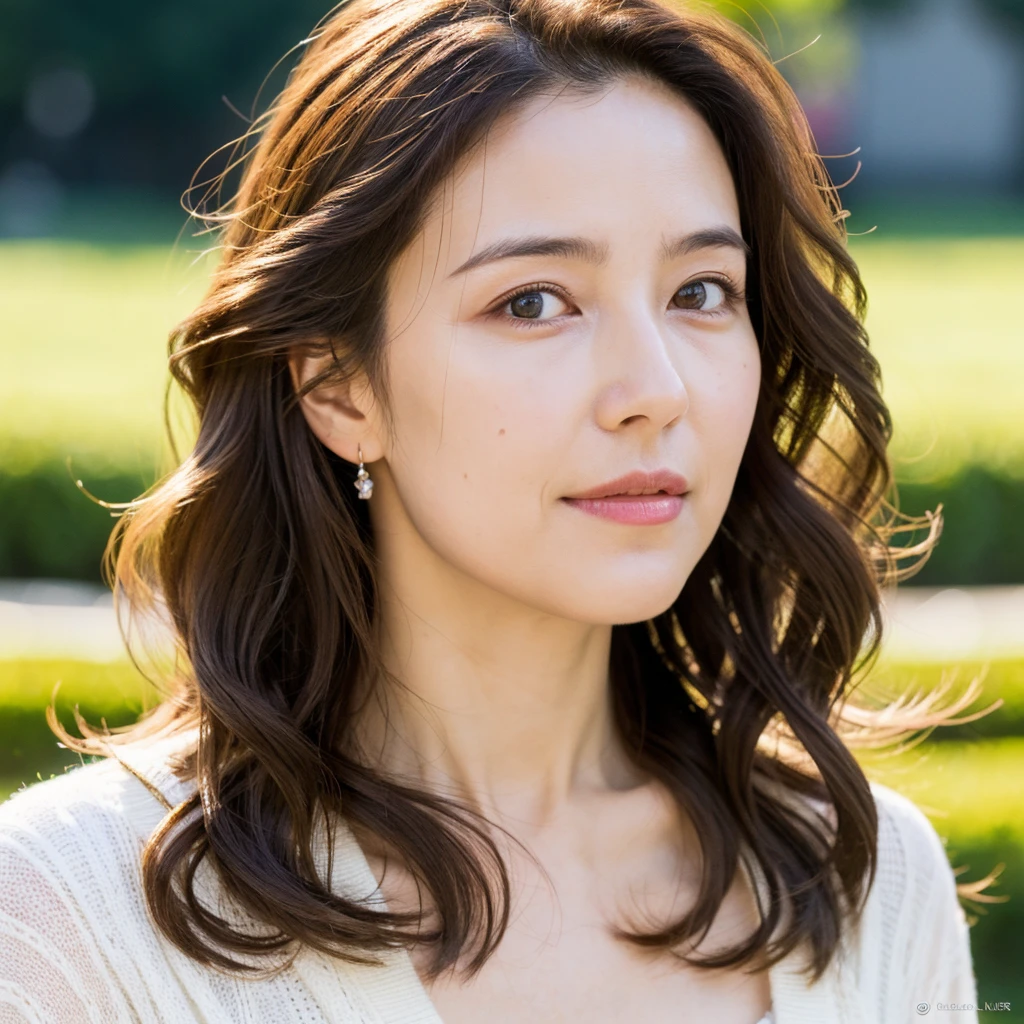 Beautiful mature woman with beautiful wavy long hair, Mature Woman, Ultra-high resolution,(Realistic:1.4), ((Highest quality)), ((masterpiece)), (be familiar with),