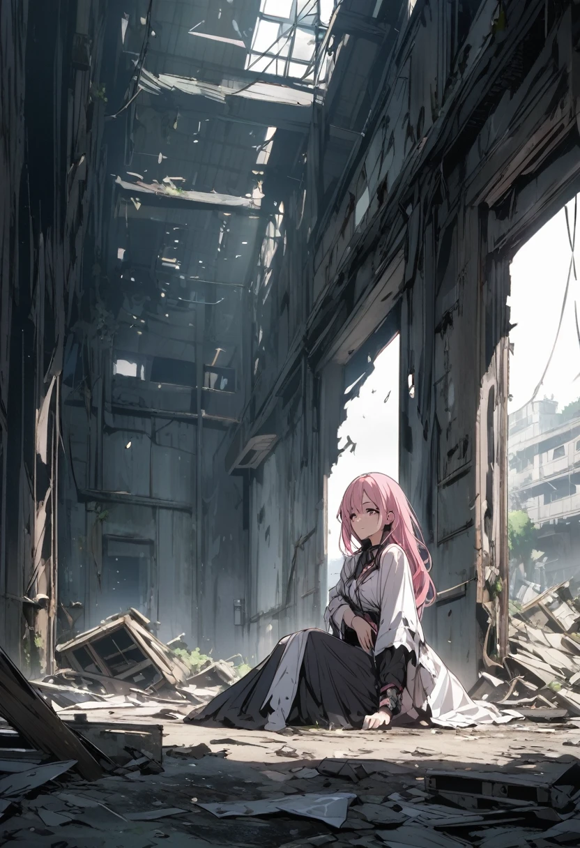 Pink Hair Woman, Abandon