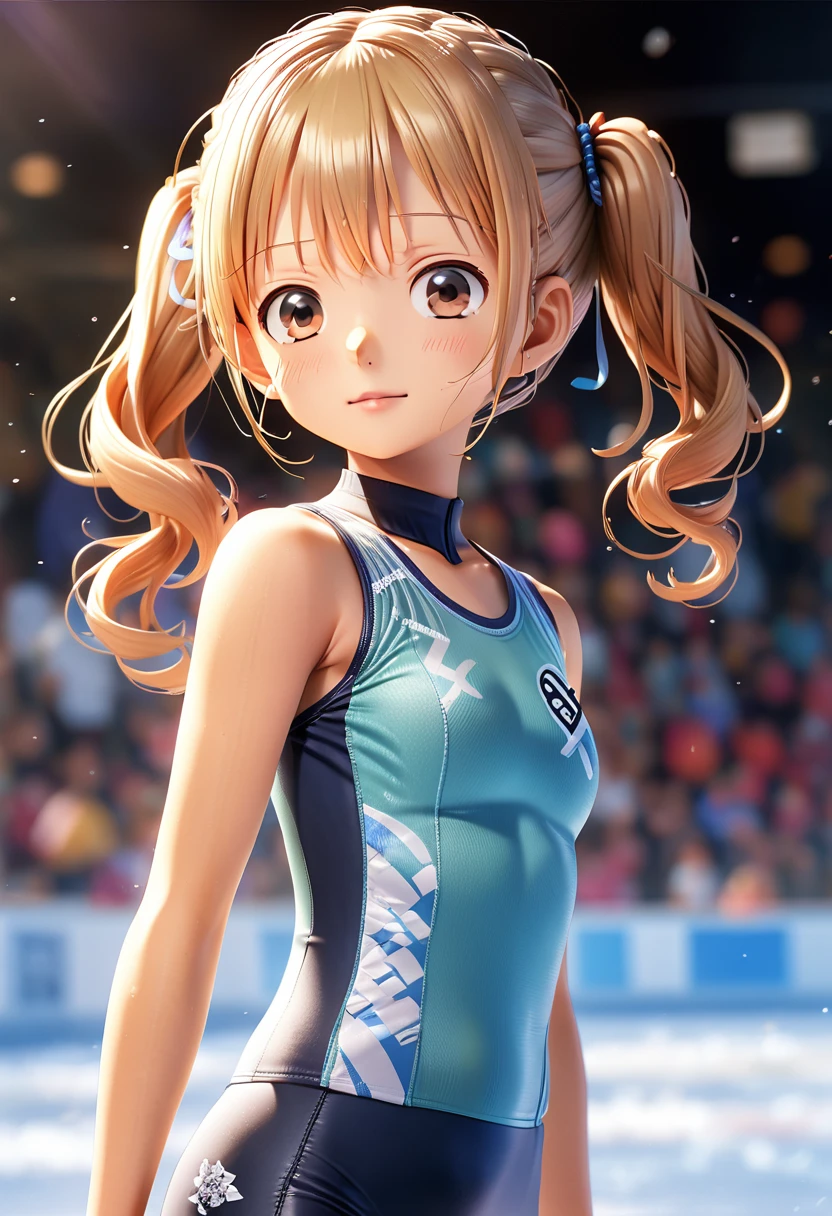 Highest quality、High resolution、Detailed Background、(Beautiful face in every detail:1.4)、Anatomically correct、(Detailed facial expressions)、(fine grain:1.2), (shoot from below:1.5), Teenage Beauty、Cute hair color、Braided Ponytail、Braided bob cut、Braided twin tails、Lower grade primary school students, Speed skater, Beautiful forward leaning form, (one piece、turtleneck、No sleeve:1.5、Full Body Tights、Old-fashioned, plain skates)、Perfect body line、 (Desperately slipping away on the ice:1.5、Sprinting:1.5)、(I have tears in my eyes:1.5、Screaming and looking like she's about to cry)、Extreme Speed、in the forest、lake、Flowing Scenery