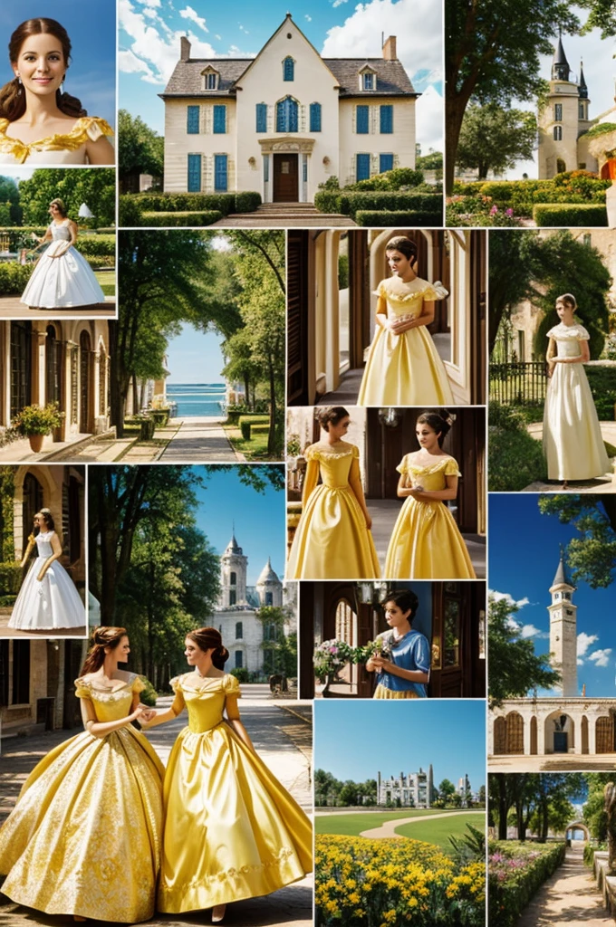 Make a collage about belle mariano