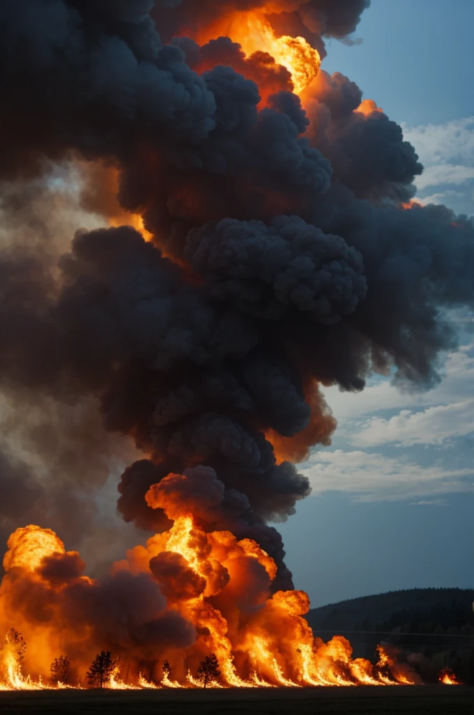 Fire rain