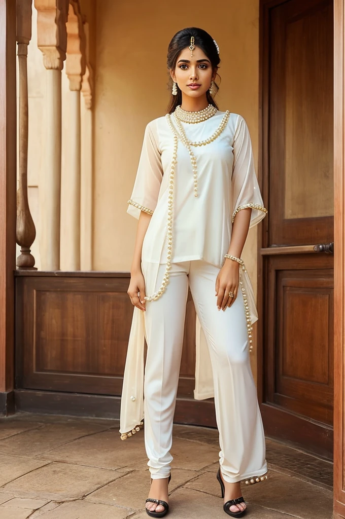 There should be a girl who should have four legs, beautiful thighs, should have pearls, should have fair skin, should be wearing salwar, should be amazing, who should surprise.