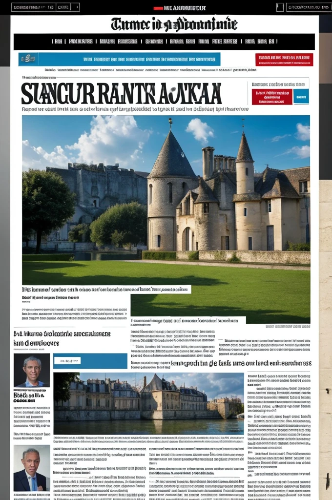 Image of French newspaper article