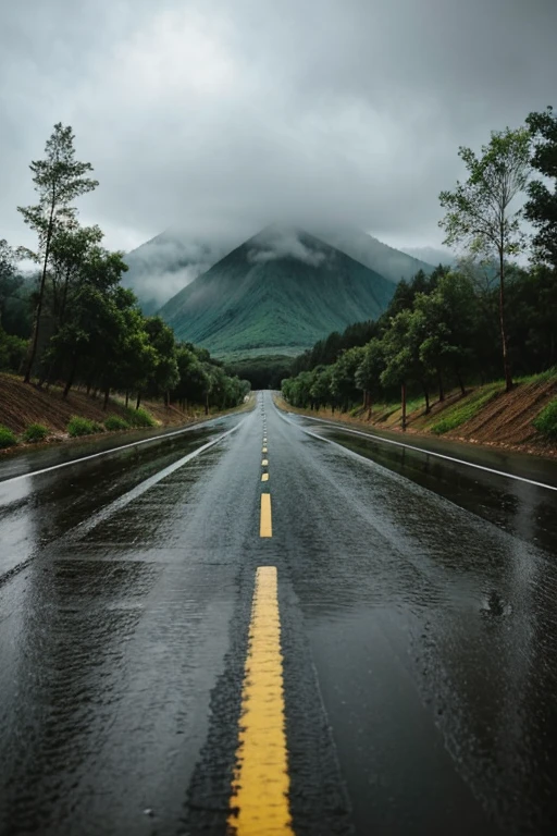 Rain Days Beautiful Pic of Roads 