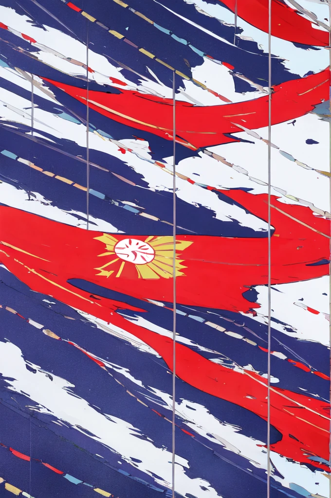 Japanese flag、Vivid