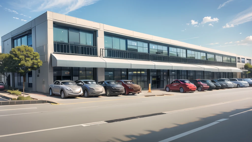 (commercial building:1.5),road ,(รถวิ่งบนนroad:1.6) capital landscape:1.5 ,(Many cars:1.5)