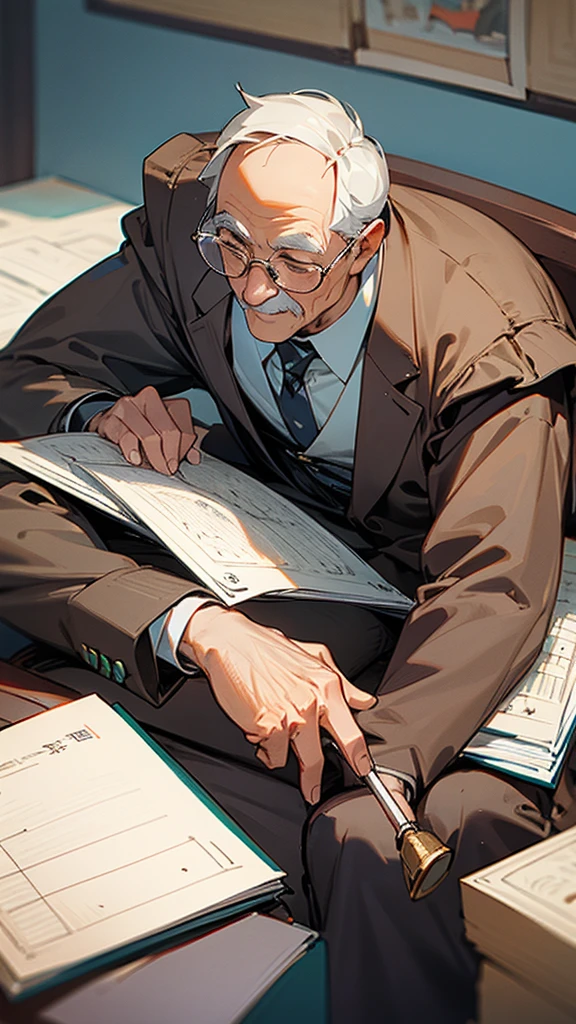 Su Li and the notebook thanked Grandpa for taking them to find the compass.