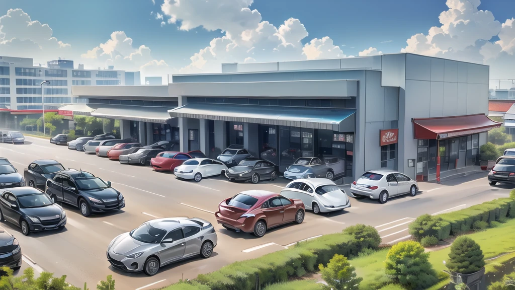 (commercial building:1.5),road ,(รถวิ่งบนนroad:1.6) capital landscape:1.5 ,(Many cars:1.5)