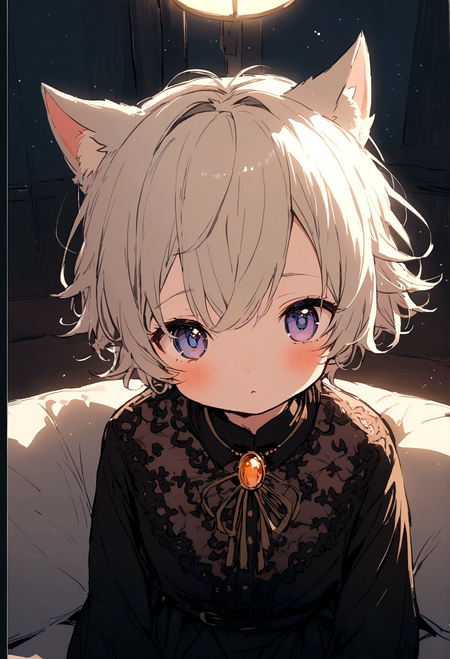 アニメ, catboy, nothing, cute,