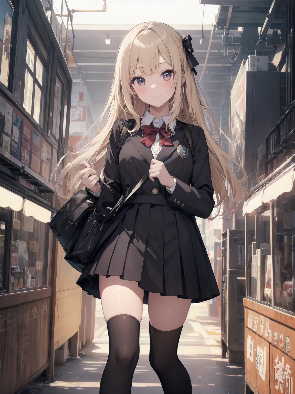 Masterpiece of detail, top quality, 1 girl, 独奏, Enhanced Dynamic Perspective,Cute PosesJk,Brand JK uniform,Look at me and smile,School life background,Masterpieces,high quality,16K resolution,Super quality,Accurate,Cinema Lighting,