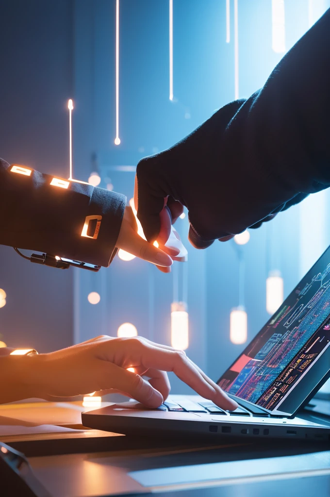 Create an illustration of AI supporting the creation of work rules by social insurance labor consultants