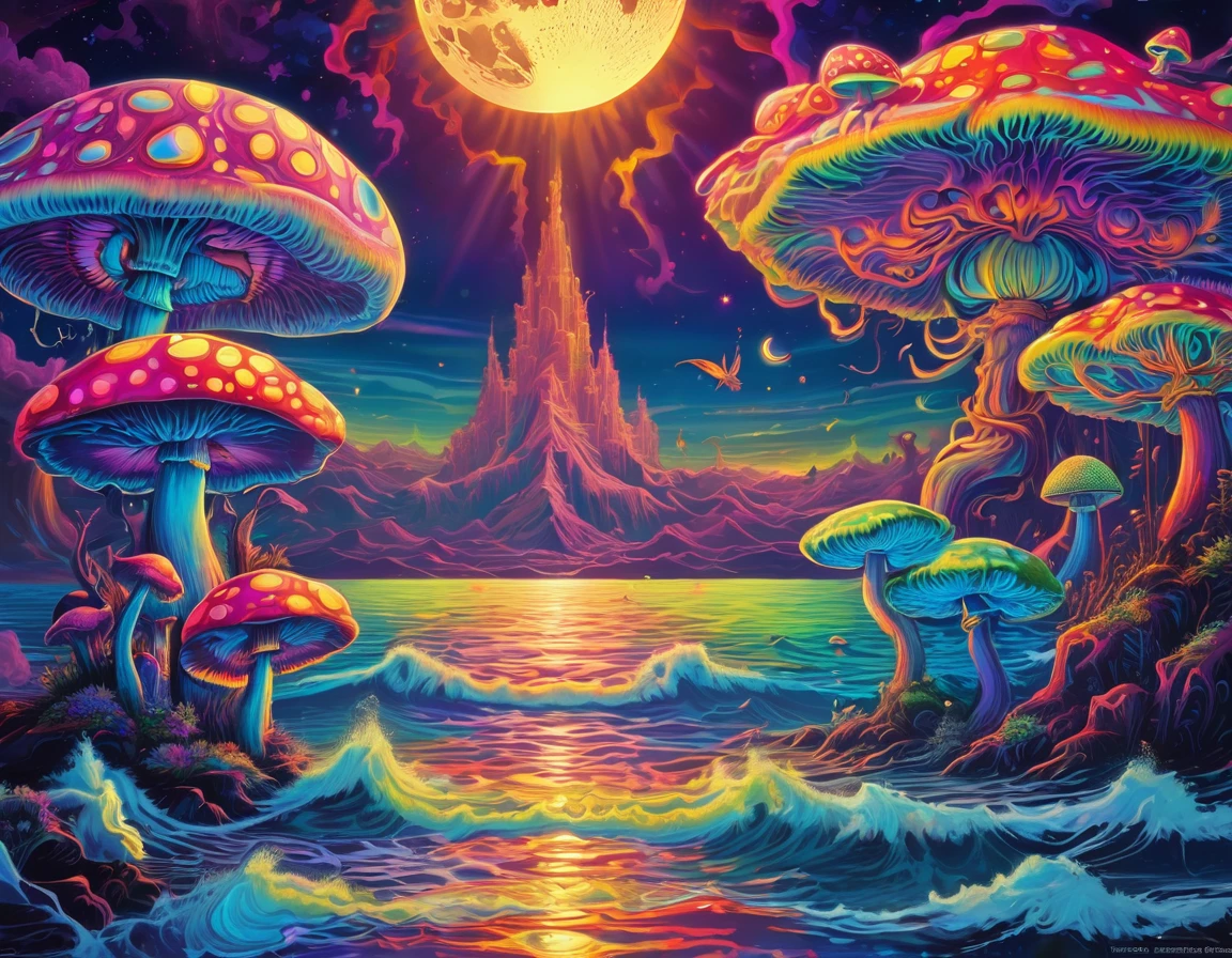 A moon shines on the sea surrounded by clouds, Moonlight Ocean, The moon is reflected in the water, Big moon on the water, The moon reflected in the water, floating in the moonlight at night, Beautiful moonlight night, Beautiful moonlight, Moonlight Background, Moonlight Background, Reflection of the moon, stunning moonlight and shadows, Beautiful moonlight, Moonlit dreamy atmosphere psychedelic ..., psychedelic aesthetic, fantasy skull, Magic mushrooms dream, Psychedelic bright colors, Magic mushrooms, neon mushrooms, Psychedelic Art, Psychedelic cosmic horror, trippy colors, Magic mushrooms, Black light velvet poster, psychedelic black light, Because of aliens, Magic mushrooms, Because of alienss