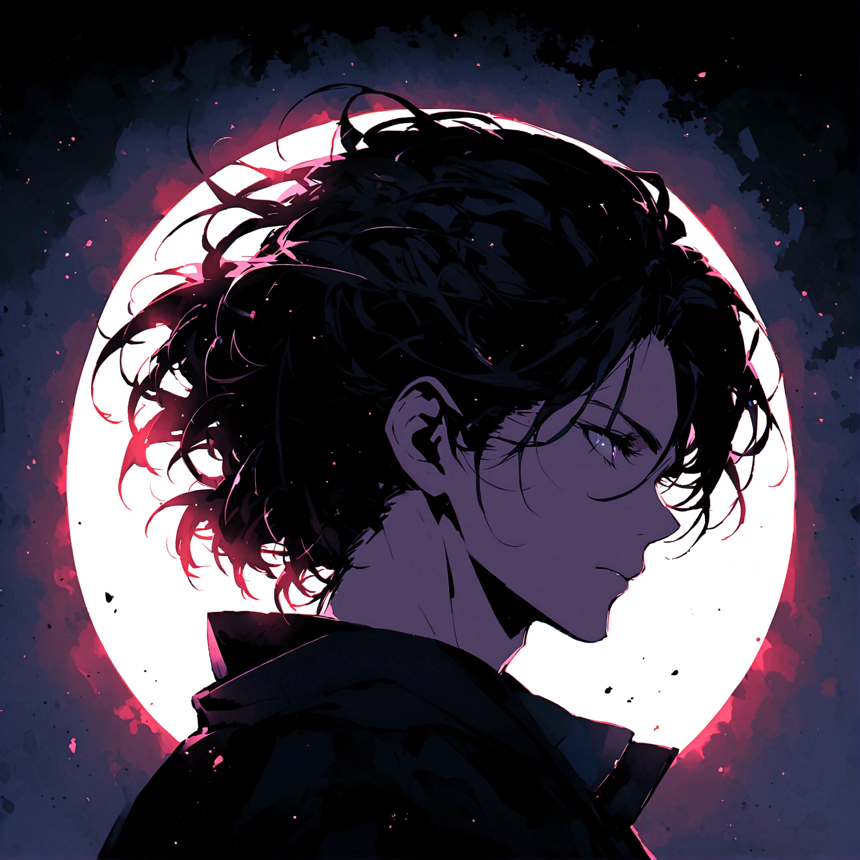 ・Profile illustration icon ・Portrait:A man in his early 30s、Hair should be parted in the center。
·atmosphere:It has a stylish atmosphere.