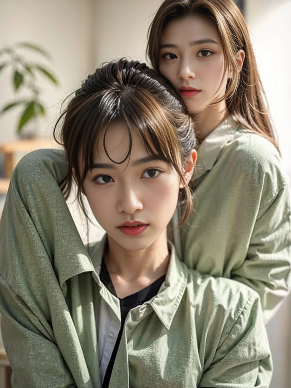 tmasterpiece，best qualtiy，One cool boy、hight resolution，超A high resolution，Hyunjin，realisticlying，Young men，with light glowing、Korean Idol、Handsome face，natta，natural soft light，looking at viewert，suits，ssmile，