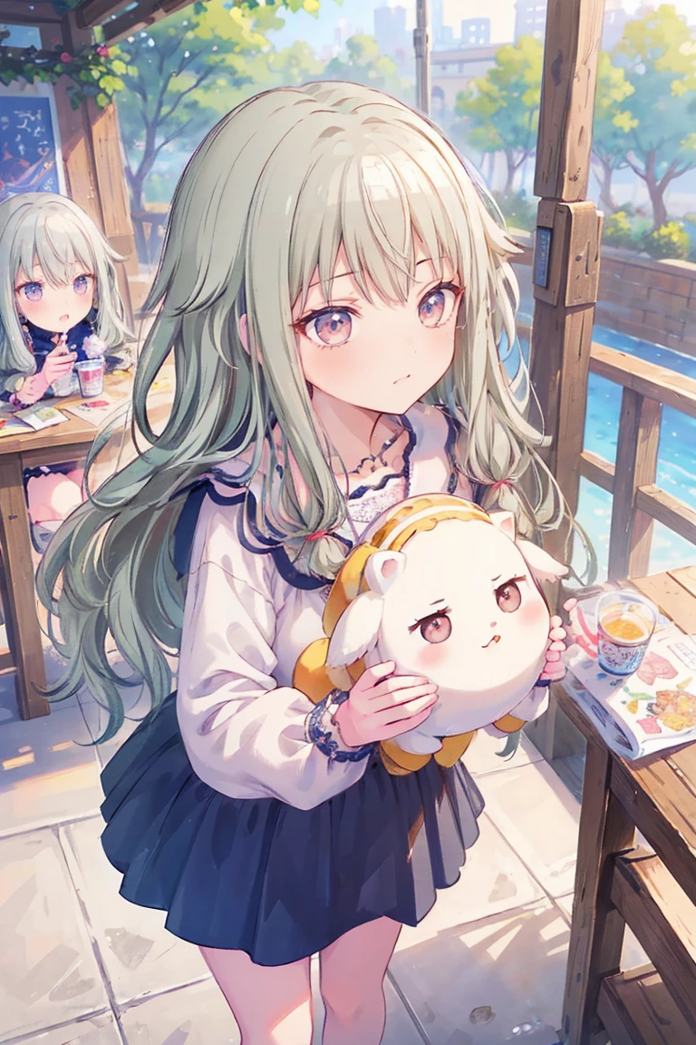 masterpiece、Best image quality、Face the camera、Fluffy hair、Delicate eyes、Adorable, 最high quality、Mature Girl、1 person、smile、masterpiece, Most detailed, high quality、Shiny Hair、Very fine and beautiful bright eyes、nose blush、Very detailed, clear and beautiful face, Awards, (Anatomically correct)、During a walk