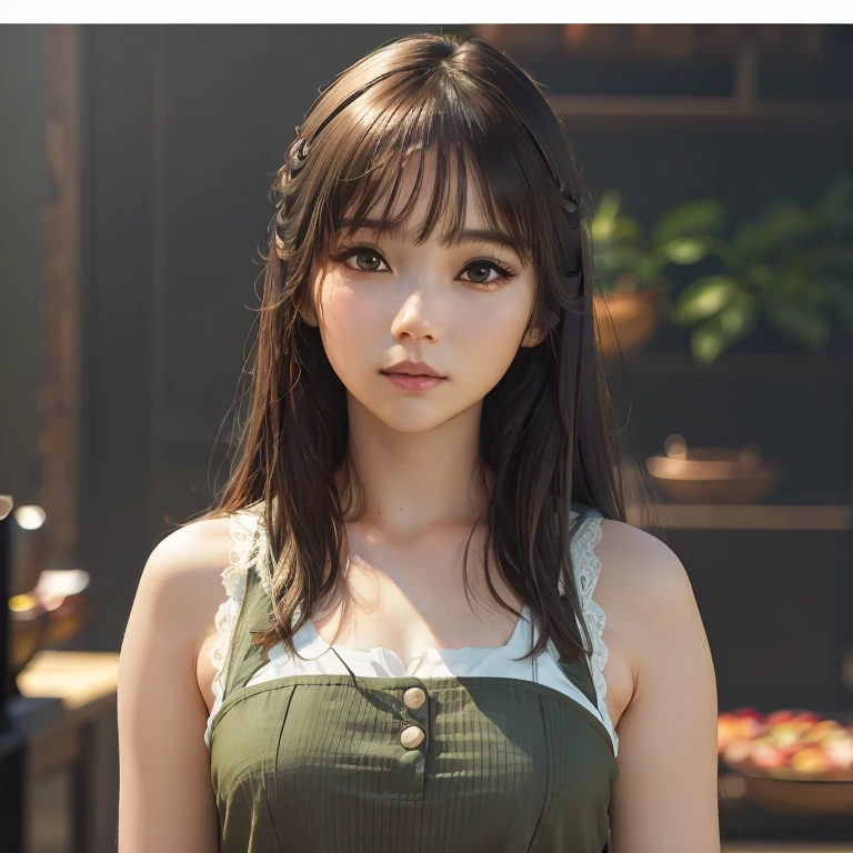 ((Highest quality)),(超High resolution),(Very detailed),(Detailed Description),((The best CG)),(masterpiece),Ultra-detailed art、(Highest quality、8K、32k、masterpiece)、(Realistic)、(Realistic:1.2)、(High resolution)、Very detailed、Very beautiful face and eyes、1 female、((Narrow eyes、Droopy eyes:1.4、fine grain))、Tight waist、Delicate body、(Highest quality、Attention to detail、Rich skin detail)、(Highest quality、8K、Oil paint:1.2)、Very detailed、(Realistic、Realistic:1.37)、Bright colors