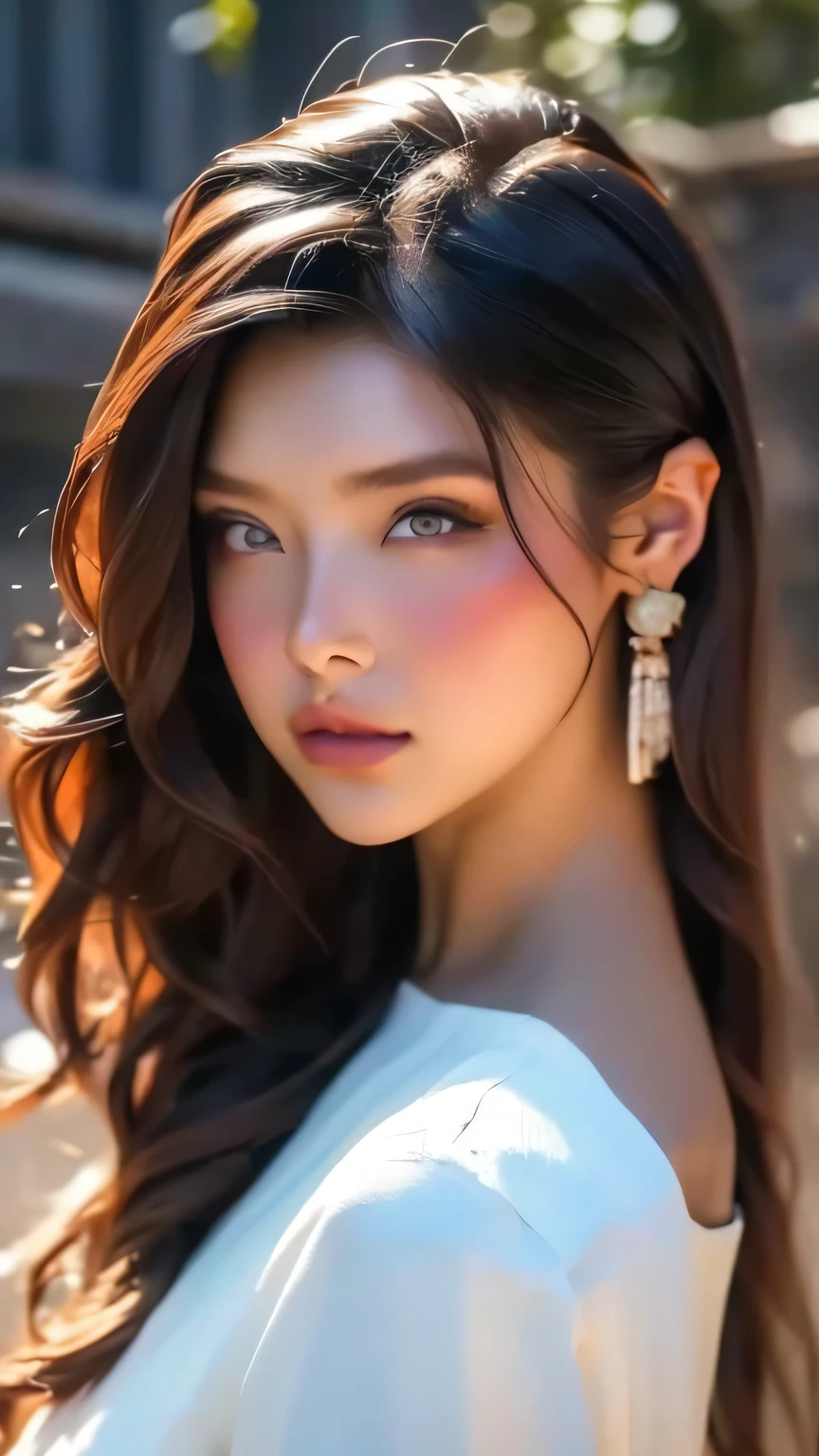Rural Scenery, The girl wanders through the mud, Light of the sun, far,{{ Perfect balance of facial features}},{{masterpiece}}, {{{最high quality}}},{{Super detailed}}, {{figure}},{{masterpiece}},{{{最high quality}}},{{Super detailed}}, {{{figure}}},Distinct facial features,Beautiful views,フォトRealism,Realism,Realistic,High detail,超high quality,High resolution,Trending on Art Station,ハイパーRealism,High resolution,16K,Unreal Engine,Expressed in octane number,Corona Rendering,Tilt Shift,Bottom figure,Rembrandt Lighting, masterpiece, 最high quality, high quality, High resolution, sexly,