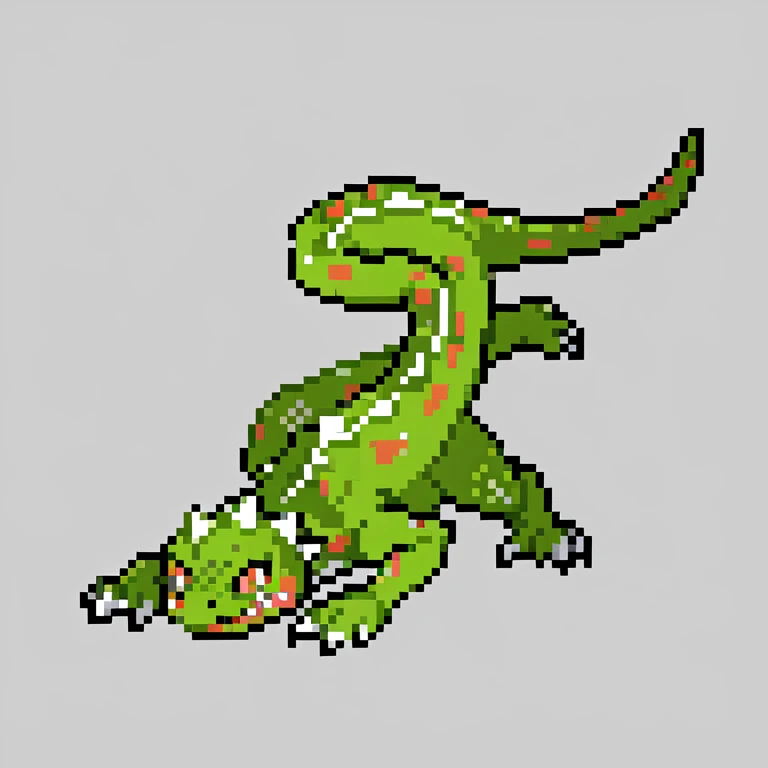 dragon lizzard crawling.dota . full body 