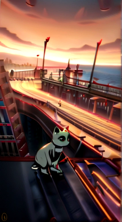 baby white cat wearing a soft royal dress, dressed like super heroine, super cute, cinematic lighting, Intricate Cartoon powerpurf design, Pixar style, anthropomorphic, in fighting stance with closed fists like Bruce Lee, big green eyes and black pupil , enigmatic smile, city, enemies fallen to the ground, daylight, immortal, cute, short shiny black hair, floating from the ground, few clouds at the feet, illusory engine 5 and Octane Render, incredibly detailed, 4k, trends in artstation, beautiful , ultra wide angle, 4K, digital painting, highly detailed, concept art, Artstation.