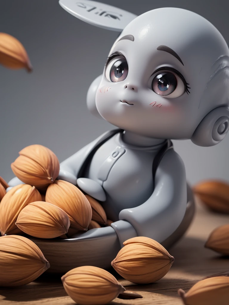 (((Masterpiece))), (high quality),Grey type aliens, girl alien,(Skinhead,Gray aliens,Large, dark, almond-shaped eyes,:1.5),(No hair or ears:1.5),Wearing a silver body-fitting suit