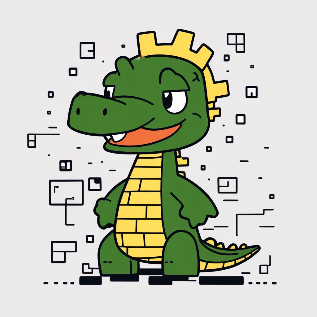 cute littlecrocodile