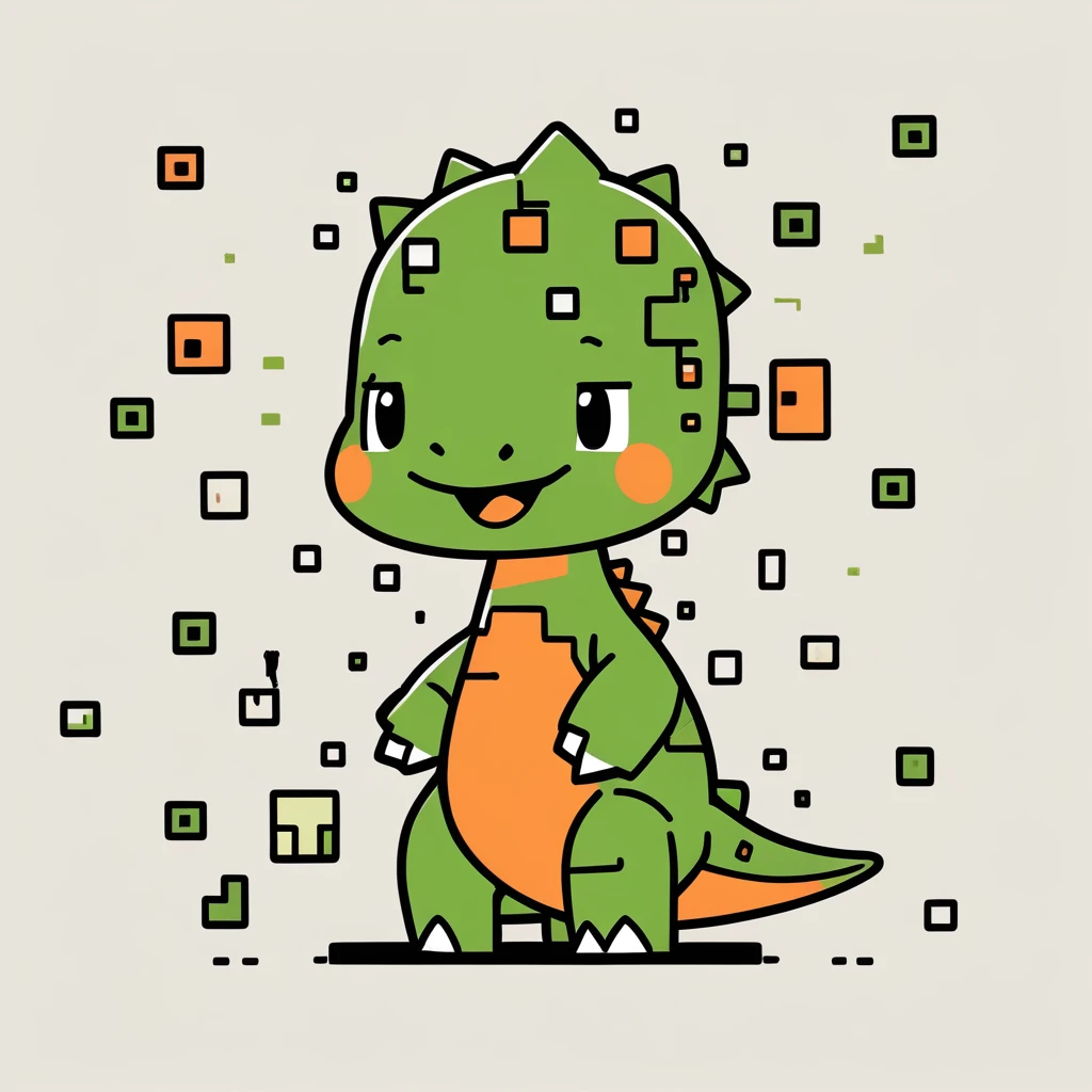 cute little dinosaur