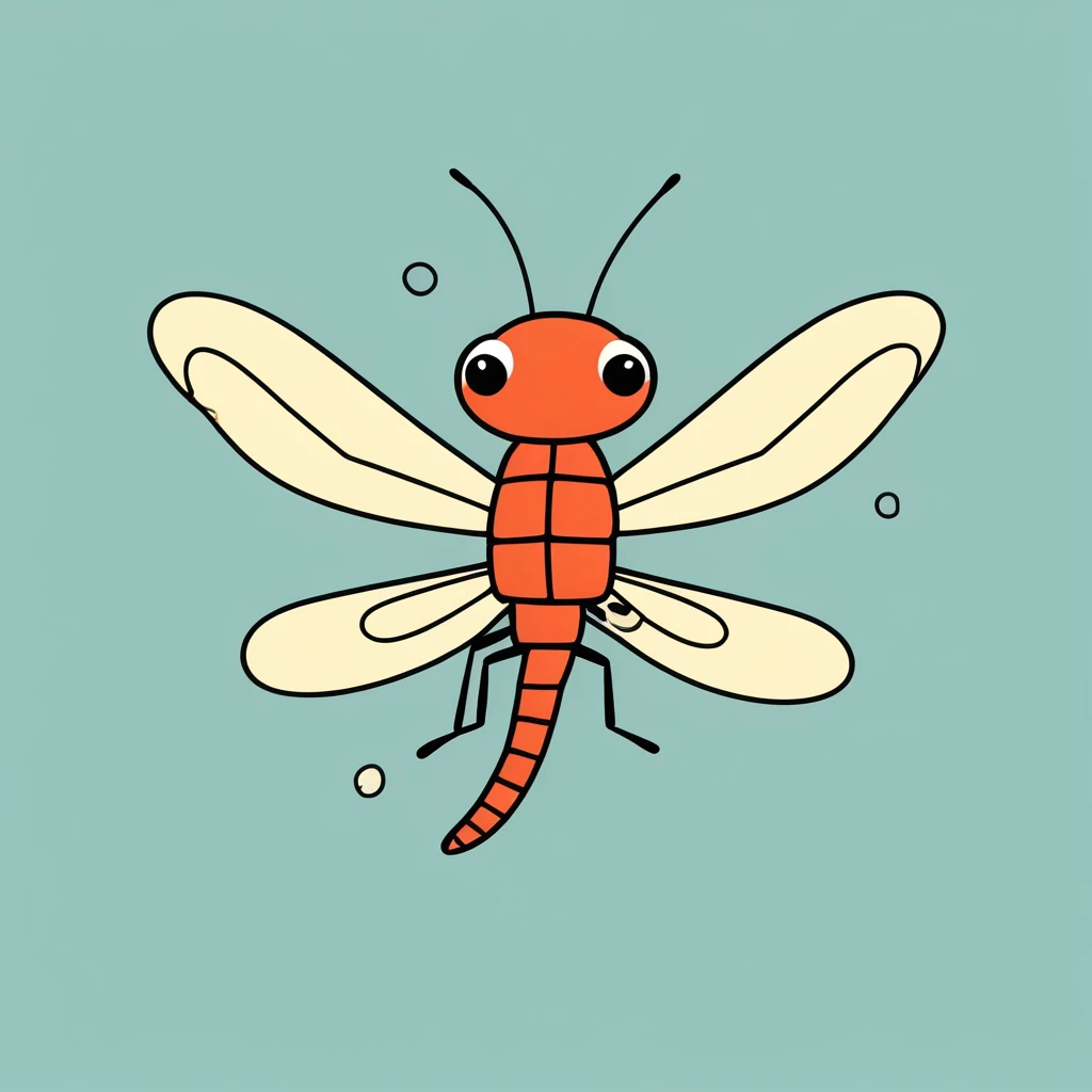 cute little dragonfly