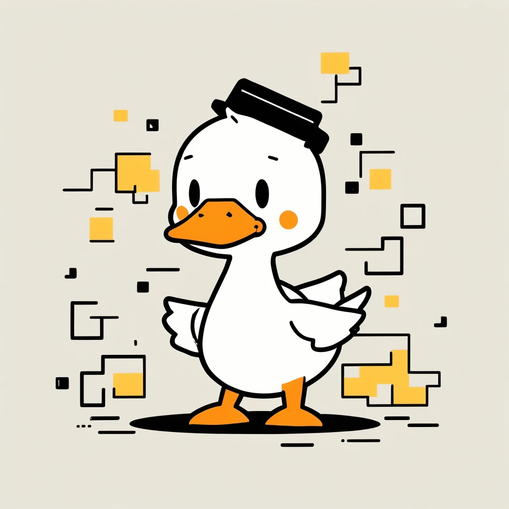 cute little duck