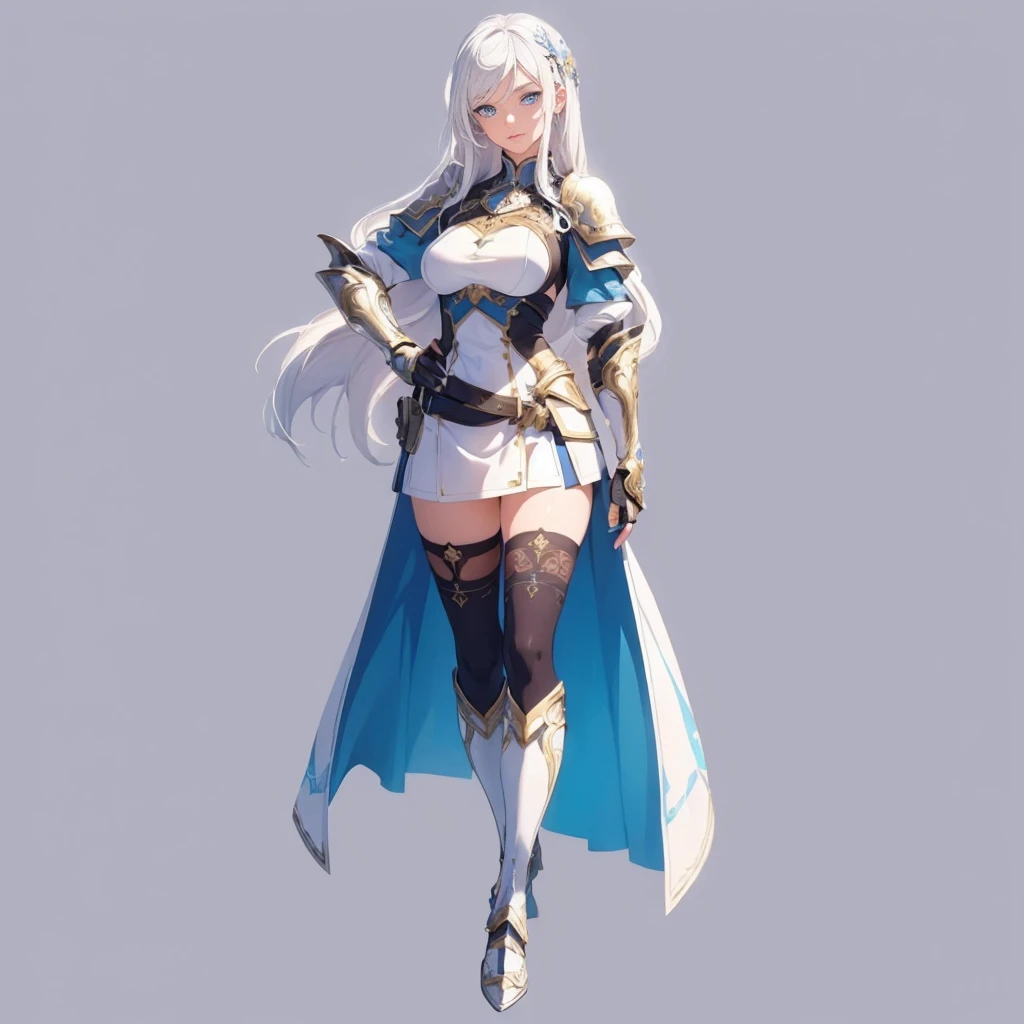 ((1girl, solo)), beautiful body, (perfect anatomy, perfect body, perfect hands, perfect legs), natural proportions, y body, large bre(full body, full body front)) BREAK
((extremely detailed face)), (beautiful detailed eyes:1.6), (realistic pupils, realistic iris:1), expressive eyes, looking at viewer, (clear eyes:1.3), (hyperrealistic:1.2), (detailed skin texture:1.2), smooth skin, (silver hair:1.5), (blue eyes:1.3), long hair, bangs, (detailed lips:1.2), (attractive lips:1.1), (glossy lips:1.1), perfect face, perfect eyes BREAK
(masterpiece:1.5), anime-style, top quality, best quality, (beautiful and aesthetic:1.2), (ultra detail:1.5), Ultra-detailed depiction, Ultra-precise depiction, extremely detailed 8k illustration, high resolution, (highly detailed shading:1.2), (realistic lighting:1.4), perfect lighting, vibrant colors, dynamic tones, striking hues, 8k, absurd resolution, perfect shadows, hdr, UHD, ambient lighting, realistic, ultra-realistic, photo realistic, highly detailed, rich detail, luminous colors, fine texture, intricate design, professional illustration, (soft light:1.2), (illustration:0.7)