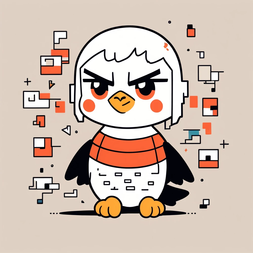 cute little falcon
