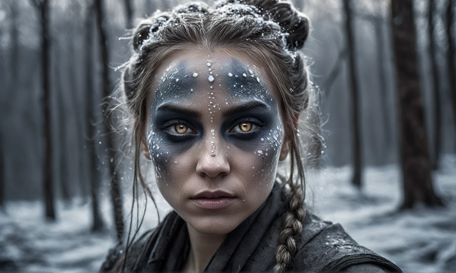 graphite old witch,ashes after the battle,battlefield,winter,intricate landscape,slate grey atmosphere,glare eyes,film grain,dramatic light,woods,luminous eyes,extremely detailed, [night landscape],masterpiece,intricate details,faded,eyes extremely detailed, high detailed eyes,16k resolution,RAW, Nikon Z9,full-body-shot,Vview from height,full body length shot,vampire,babygirl,native african,lovely face,jealous,another world,ring of truth,French Braid with a Twist,4k resolution,RAW, Nikon Z9,by jimmy chin,view from height,lesbians babygirl 10 yo,pretty face,eyebrow up,full body shot,ominous landscape,glate gray atmosphere,by art Simon Stalenhag,Nicola Samori,(((Wangechi Mutu))),prime colors,Lisa Frank,urban,extremely detailed, [night],masterpiece,intricate details,fade,brazilian carnival,niobium lather