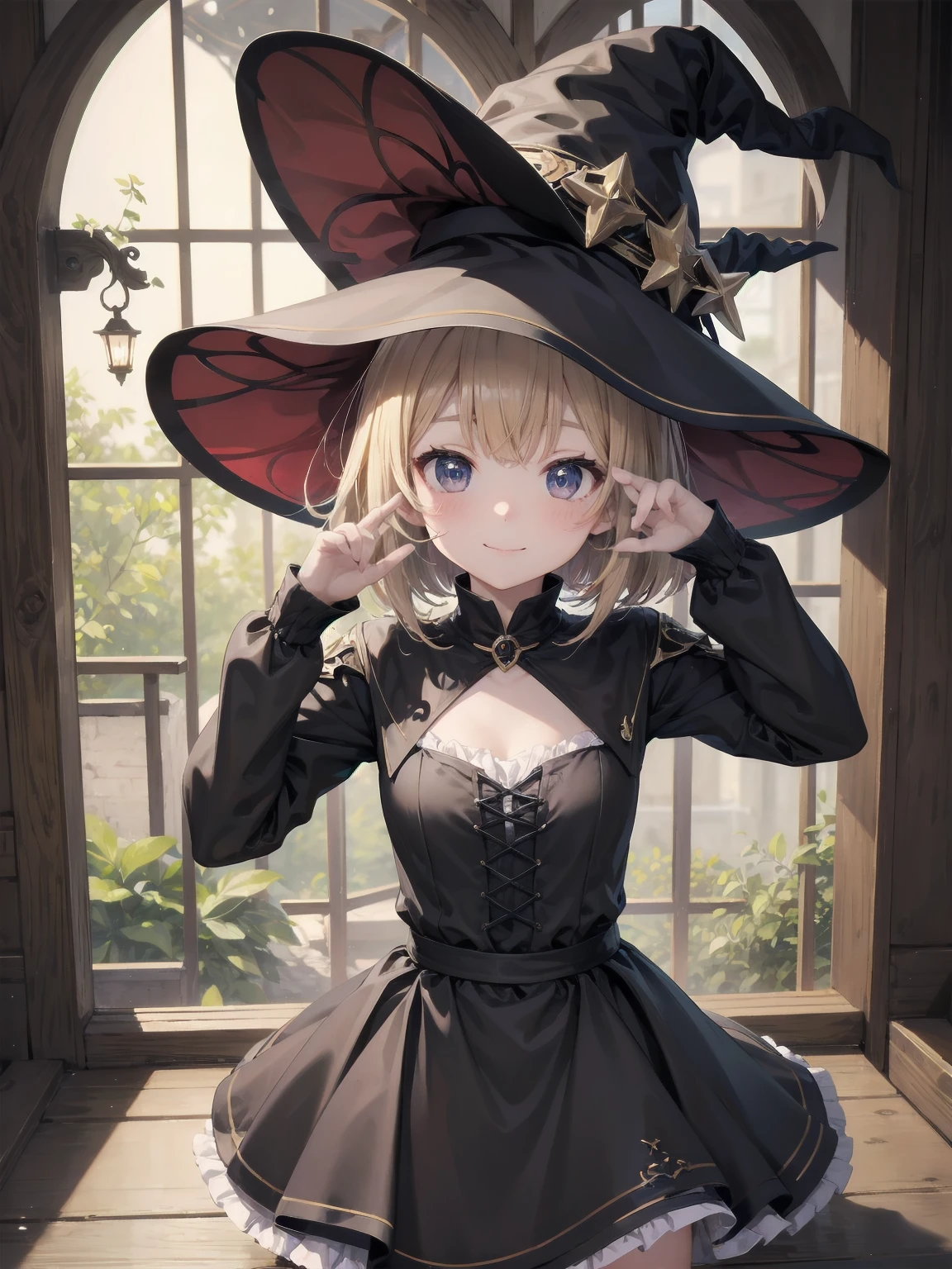 Masterpiece、Happiness Space、A cute pose of a witch
