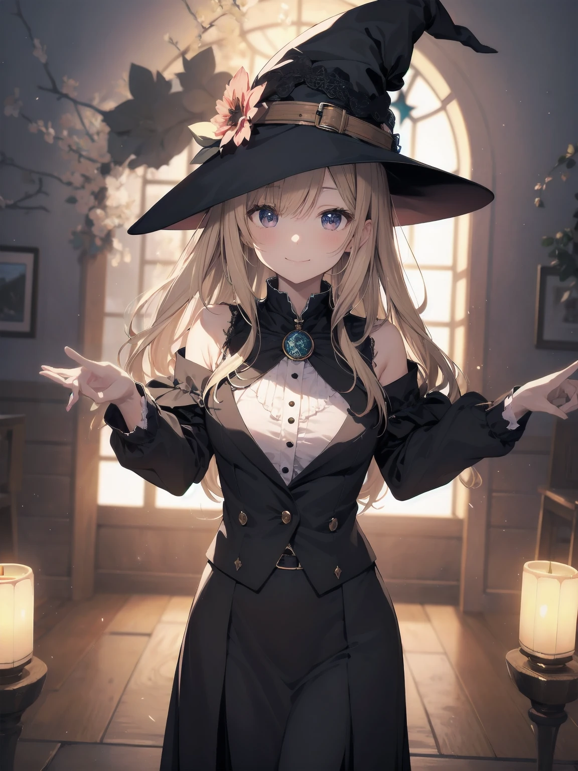 Masterpiece、Happiness Space、A cute pose of a witch
