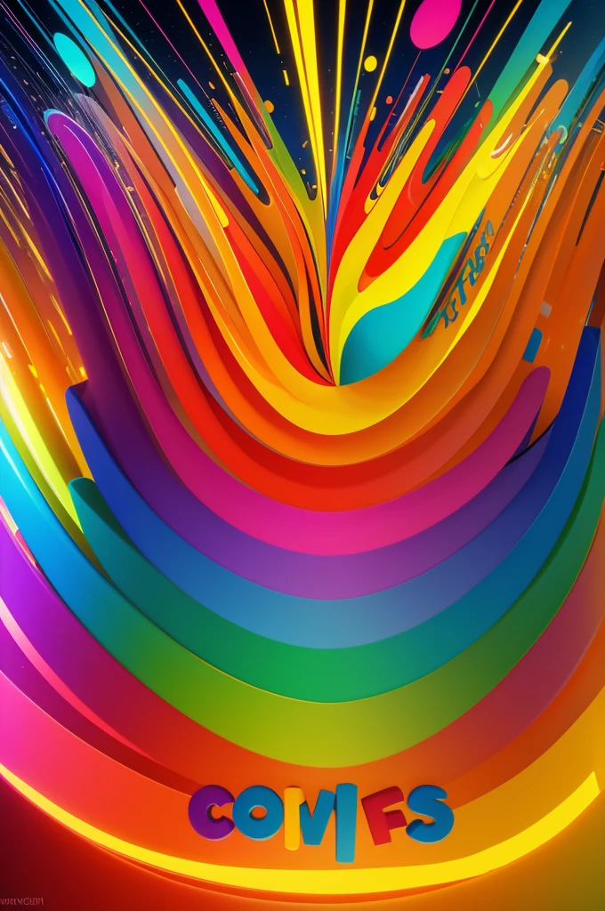 A vibrant, abstract design with the word "Things" written in a playful, bouncy font.
Use a variety of bright colors and shapes to represent the vastness and variety of "things