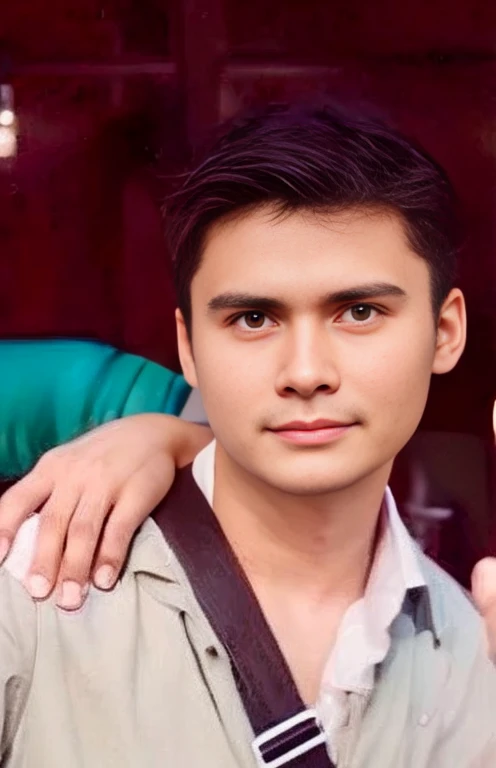 Close-up photo of a man in a suit Handsome and elegant, Handsome and charming, Thawan Duchanee, handsome man, Wear a business suit, Charming and good looking, handsome man, Niwan Chandra, Mohamed Shahin, in style of Thawan Duchanee, Henry's Ascension, Rafael Pernaz